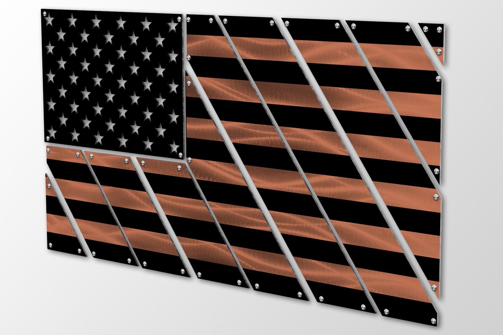 Flags - Multi-Panel Metal American Flag