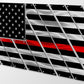 Flags - Police Thin Blue Line Multi-Panel Metal American Flag Gift