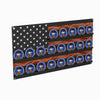 Metal American Flag Challenge Coin Holder - Black/Copper