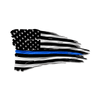 Distressed American Battle Flag - In Stock - Thin Blue Line - LEO/Police