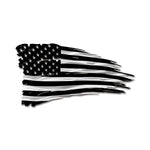 Flag - Thin Blue Line Distressed American Battle Flag Gift