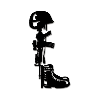 Home Decor - Battlefield Cross Silhouette - Outlet