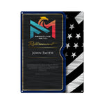 Trophies & Awards - Carbon Fiber Portfolio Retirement Plaque