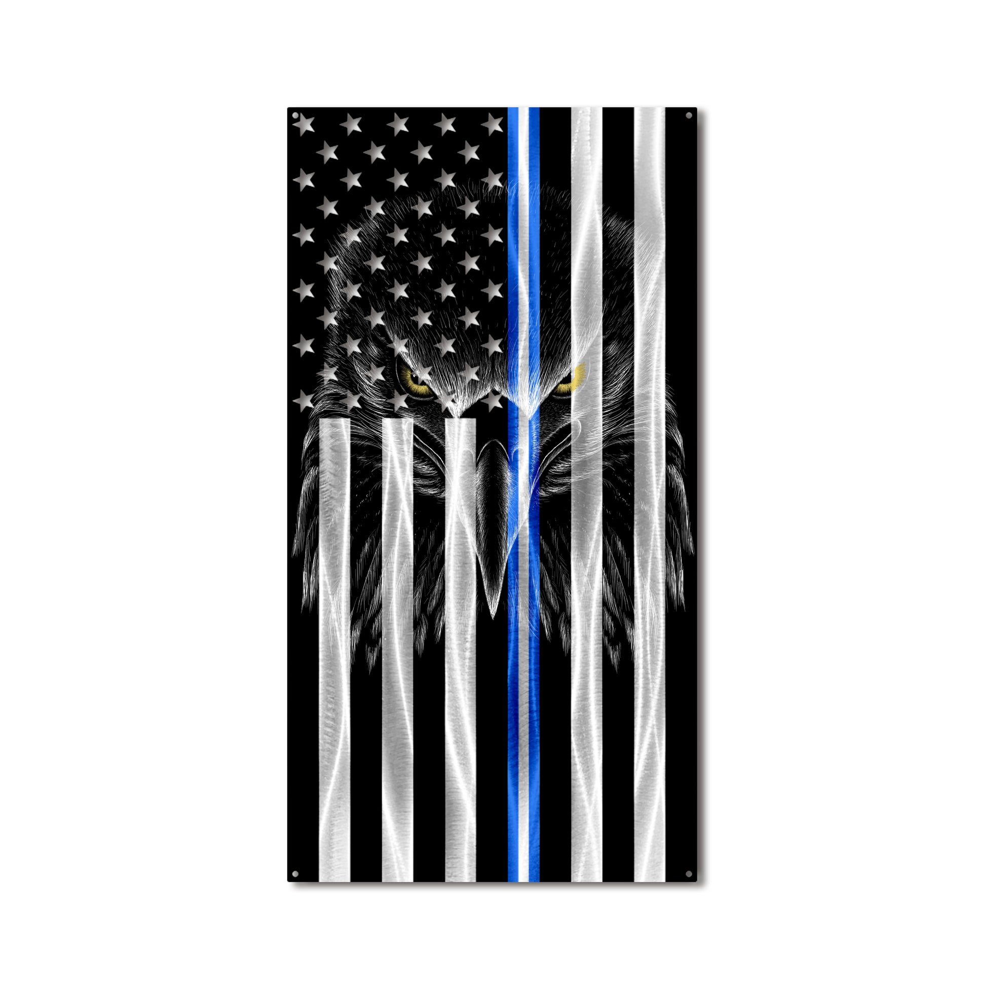 Flag - Firefighter Ghost Eagle Vertical American Flag Gift