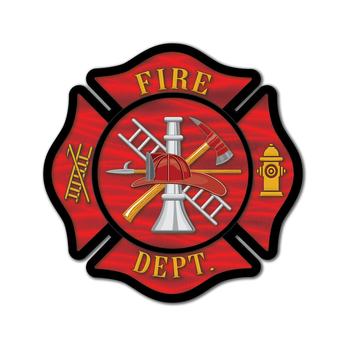 Flag - Personalized Firefighter Maltese Cross