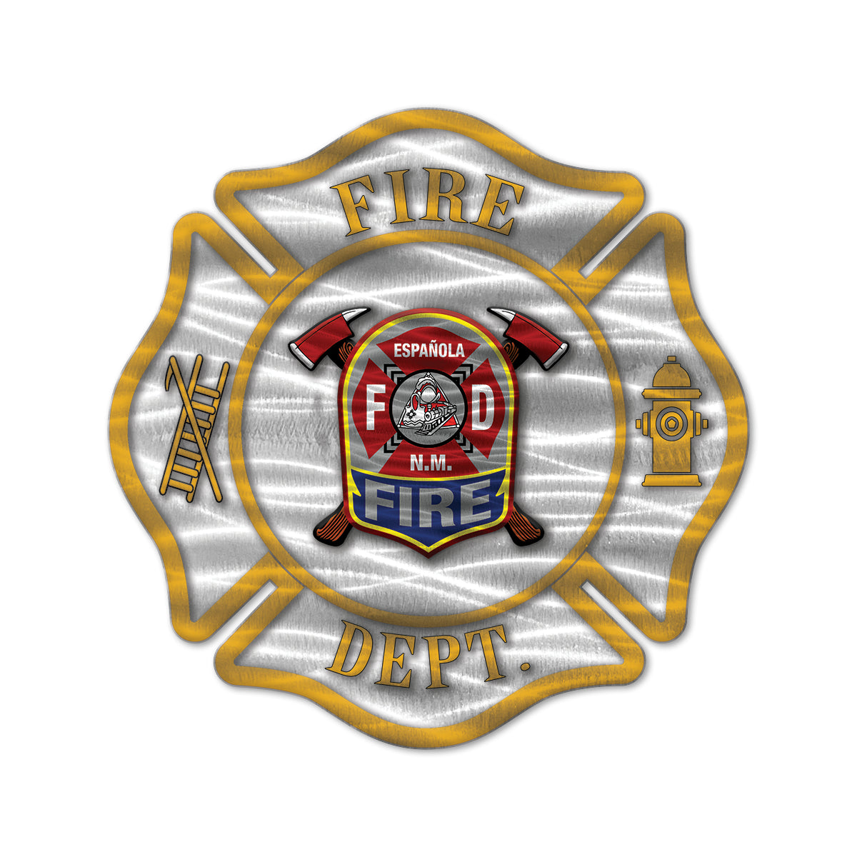 Flag - Personalized Firefighter Maltese Cross