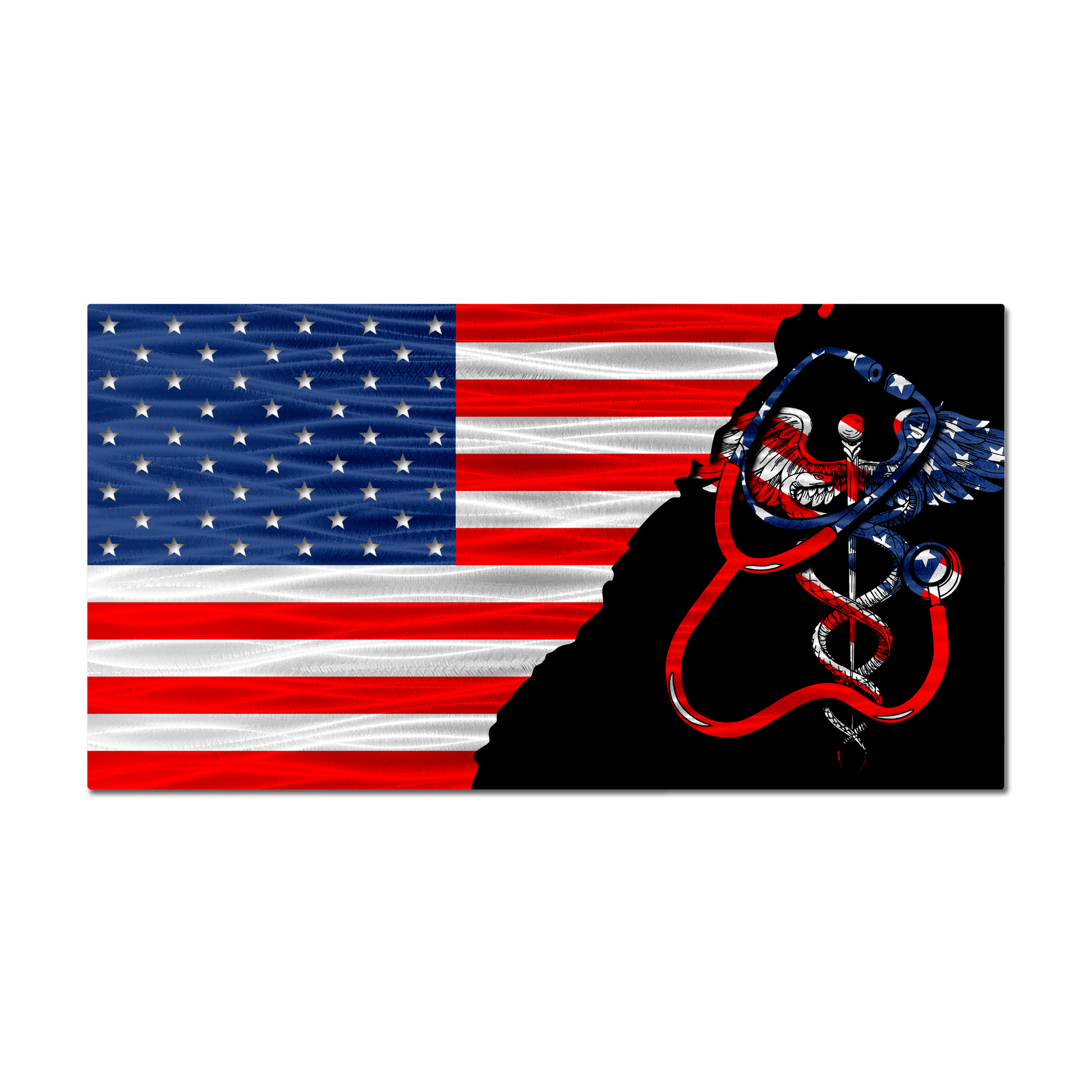 Flag - Medical American Split Flag