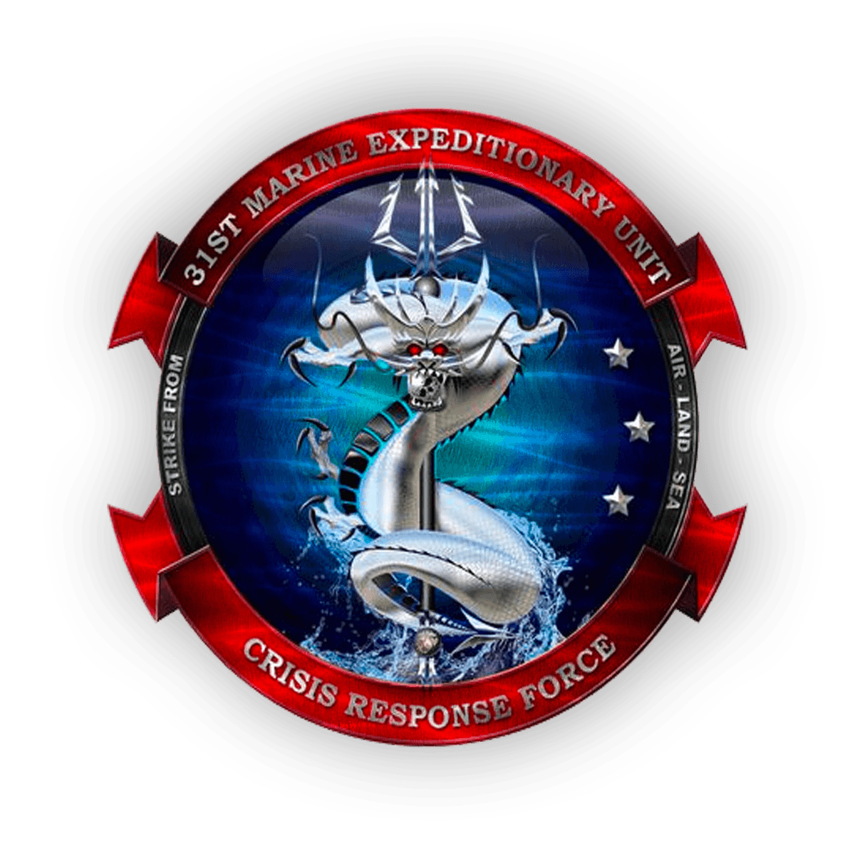 Custom Military Unit Logo Metal Sign