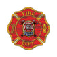 Flag - Personalized Firefighter Maltese Cross