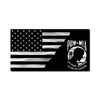 POW / MIA American Flag - Black/Silver