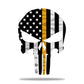 Flag - Firefighter Punisher Skull American Flag