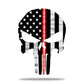 Flag - Firefighter Punisher Skull American Flag Gift