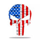 Flag - Firefighter Punisher Skull American Flag Gift