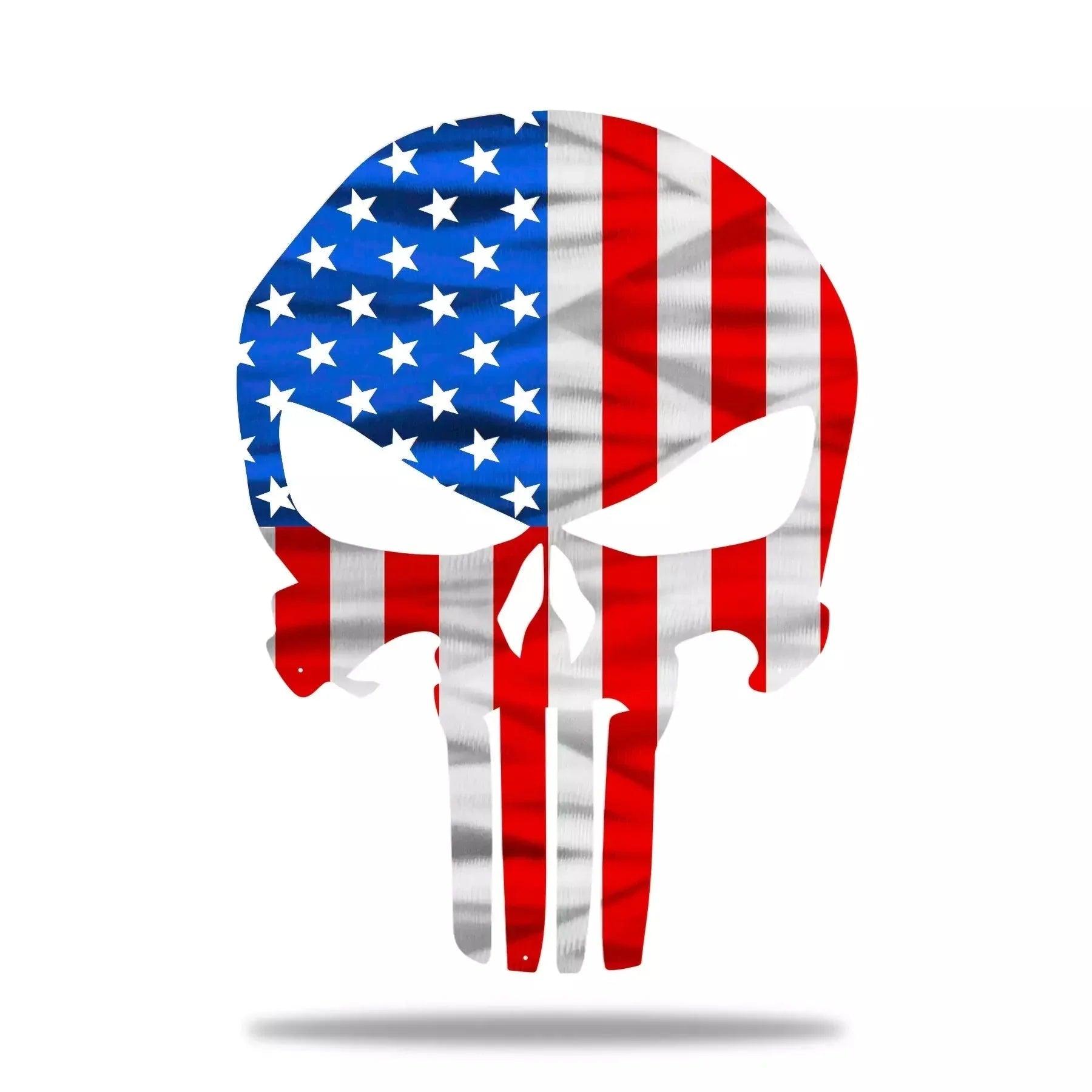 Flag - Punisher Skull American Flag - In Stock