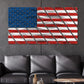 Flags - Police Thin Blue Line Multi-Panel Metal American Flag Gift