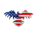 Flag - Firefighter Rising Eagle American Flag Gift