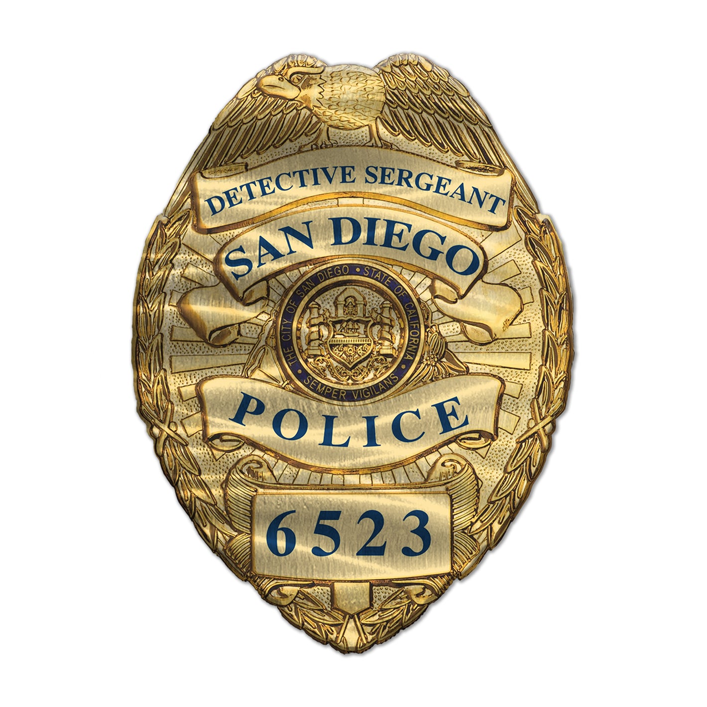 Custom Police Badge Metal Sign