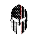 Flag - Firefighter Spartan Helmet American Flag