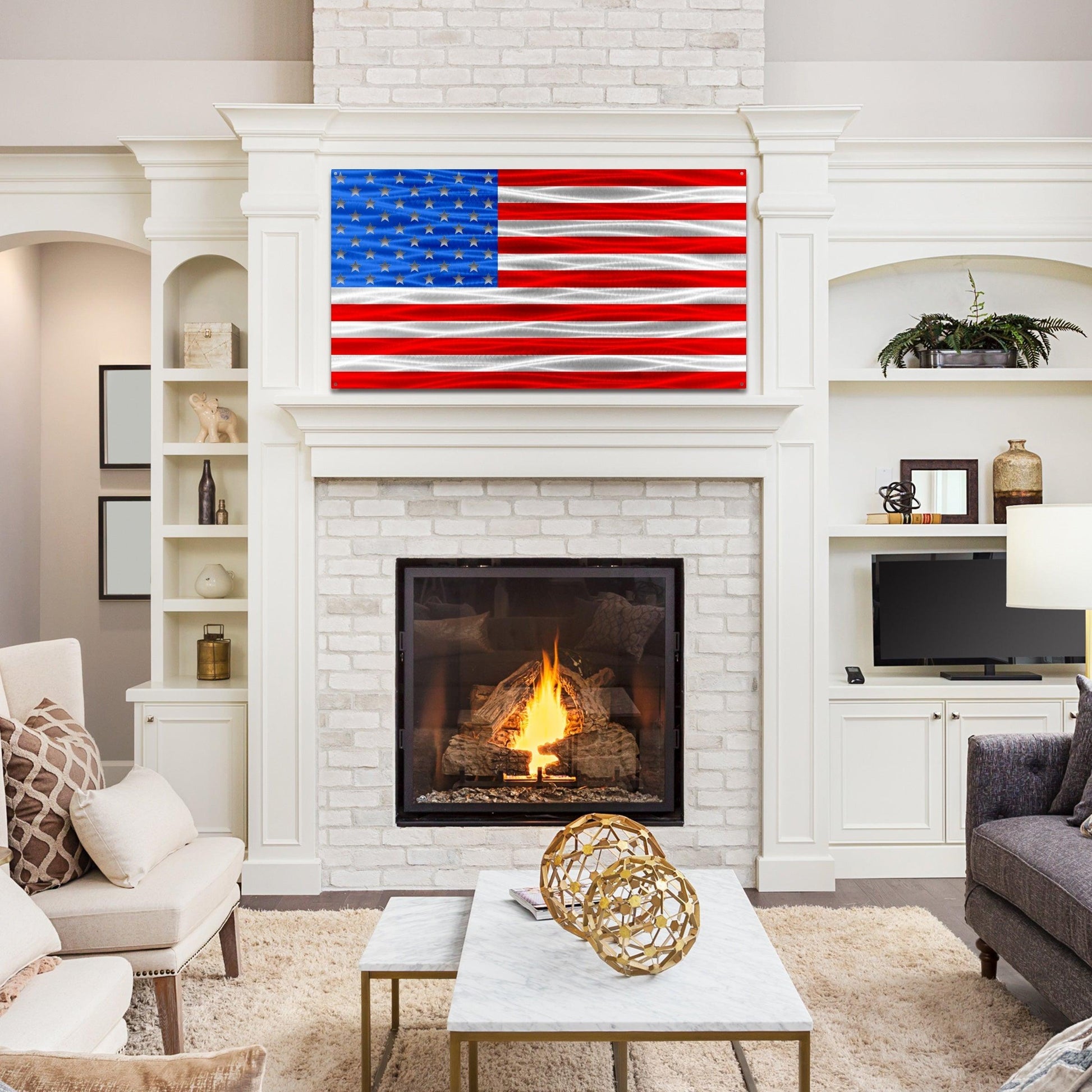 Flag - Firefighter American Flag Gift